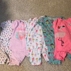 Lot of summer pajamas size 2T